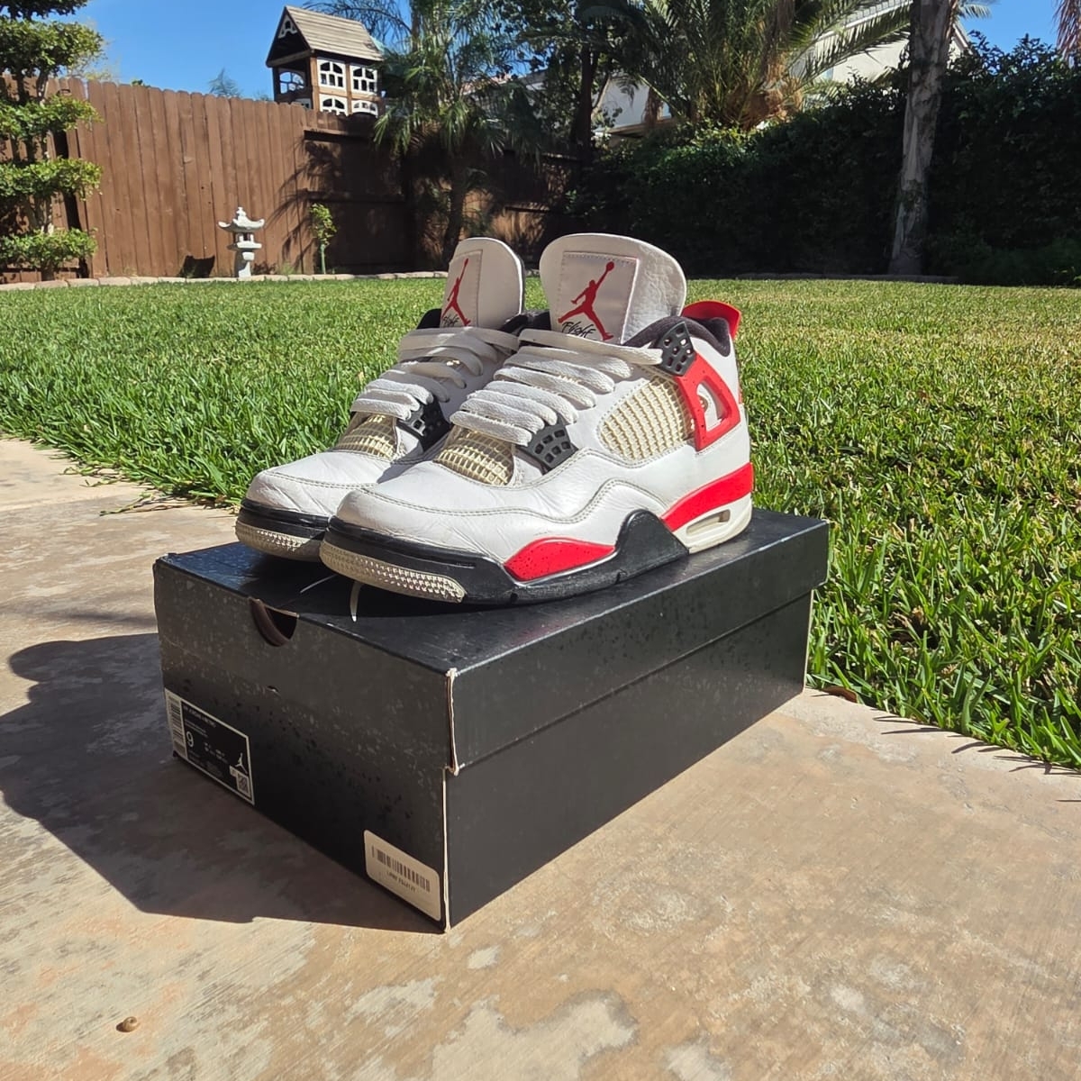 Jordan Red And White Men's Sneakers